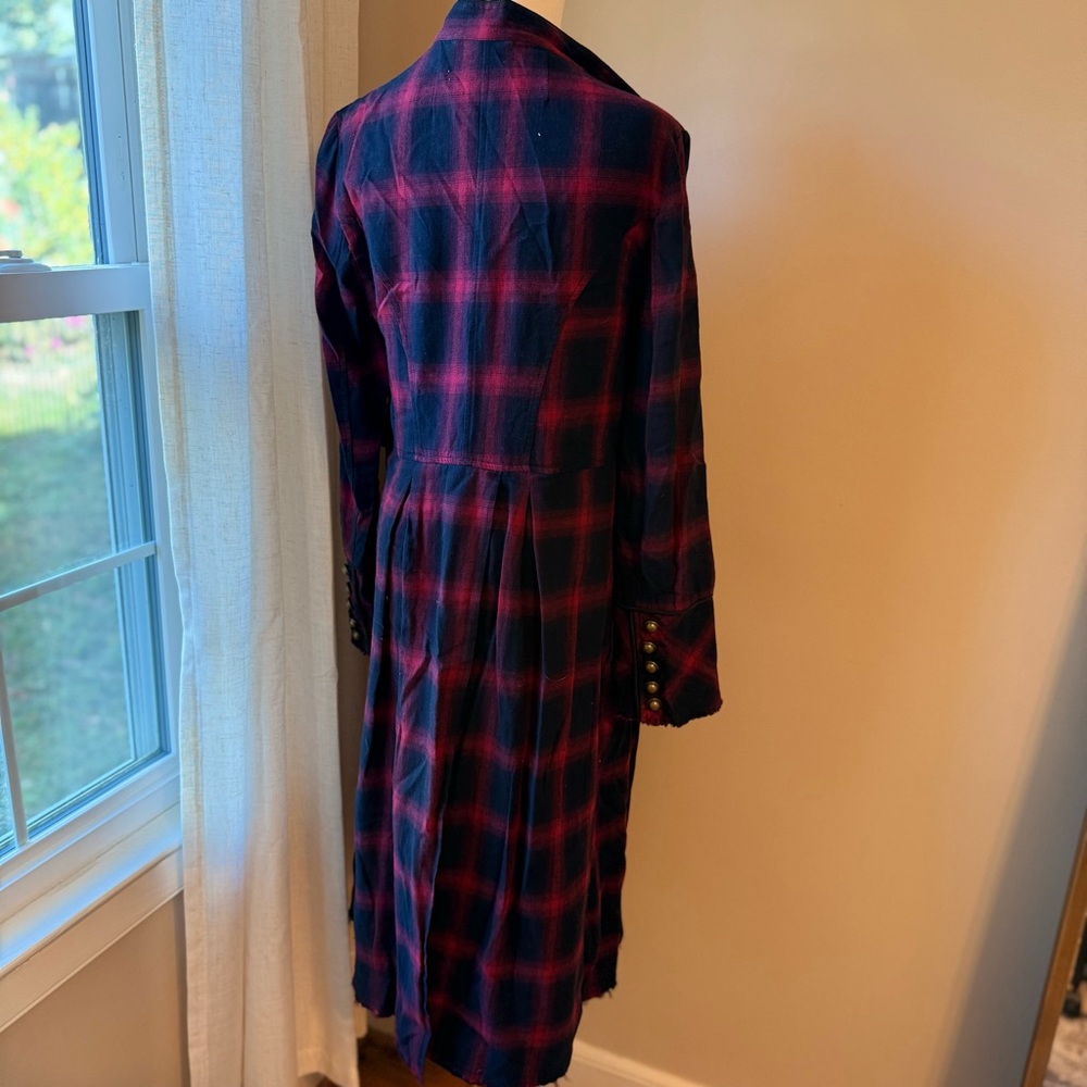 Free People Odessa Duster in Maroon - Picture 5 of 8